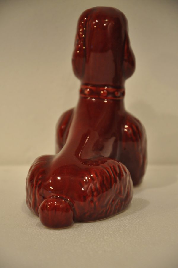Caniche Royal en Céramique Bordeaux – Image 5