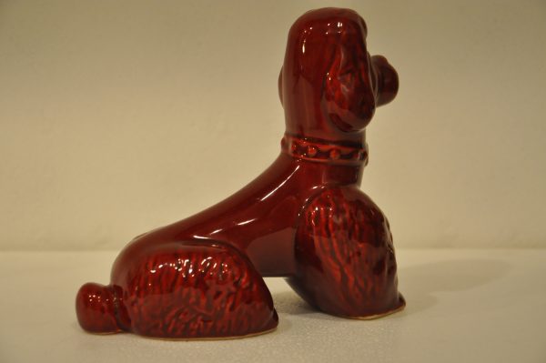 Caniche Royal en Céramique Bordeaux – Image 4