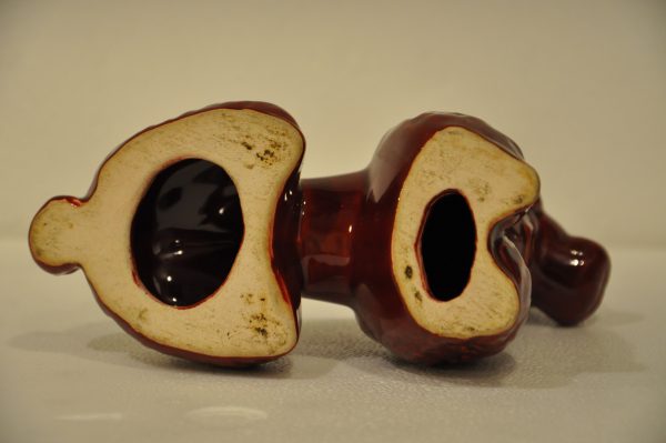 Caniche Royal en Céramique Bordeaux – Image 3