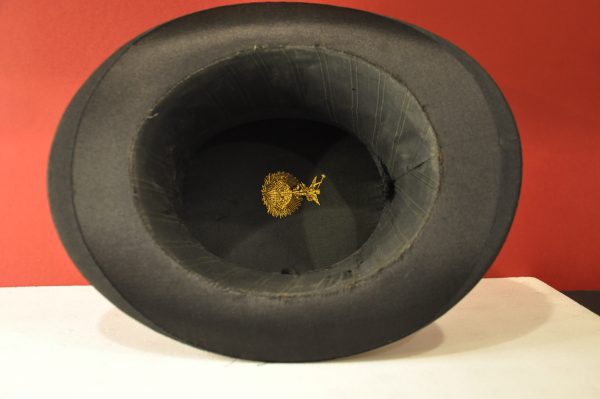 Chapeau claque noir vintage – Image 6