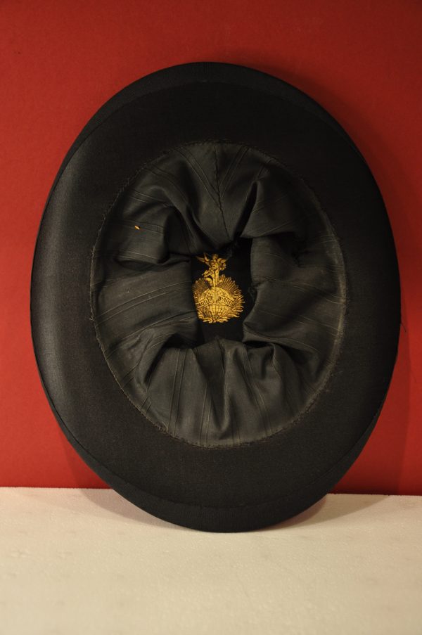 Chapeau claque noir vintage – Image 3