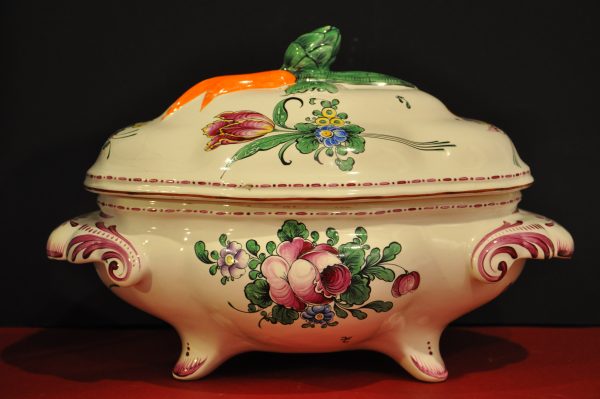 Soupière légumier sur son plat presentoir  Henri Chaumeil – Image 2