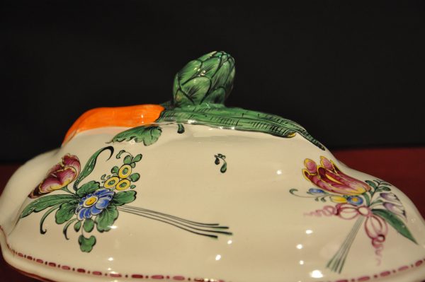 Soupière légumier sur son plat presentoir  Henri Chaumeil – Image 9