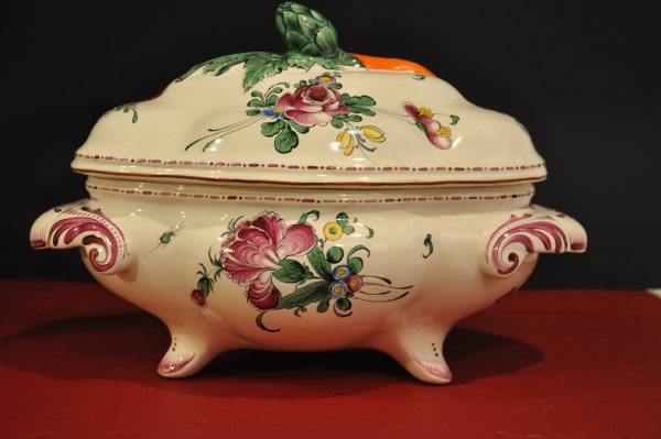 Soupière légumier sur son plat presentoir  Henri Chaumeil – Image 6