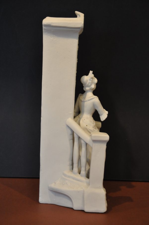 ANCIENNE BOUQUETIERE EN BUISCUIT DE PORCELAINE – Image 10