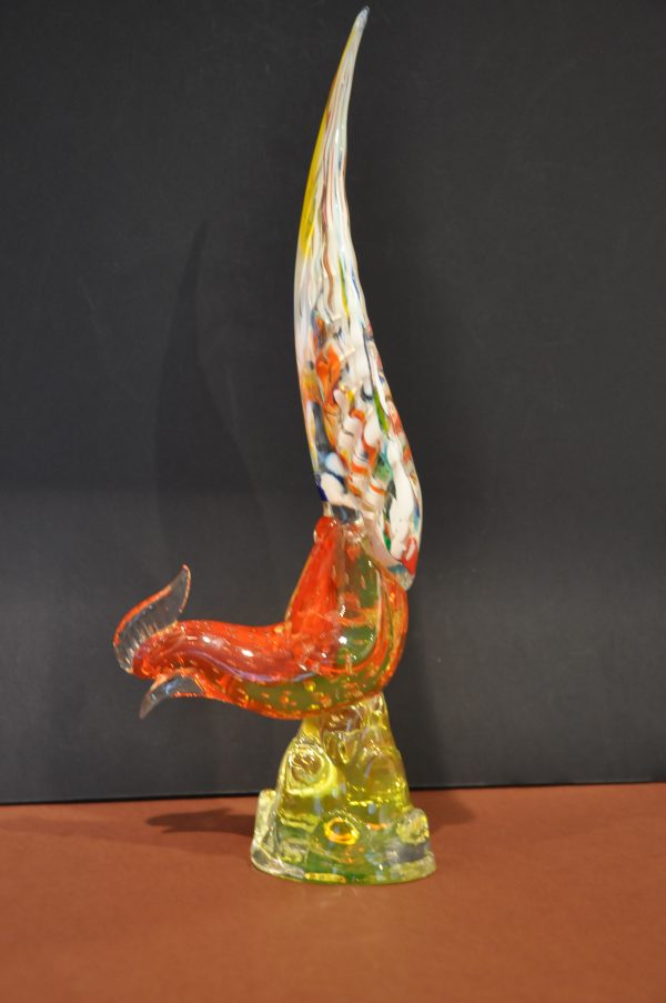 Superbe Faisan en verre de Murano – Image 8