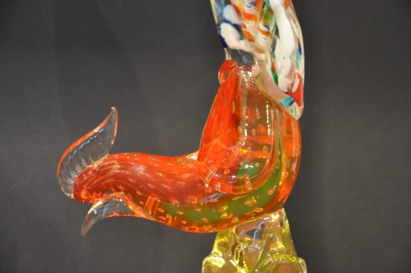Superbe Faisan en verre de Murano – Image 6