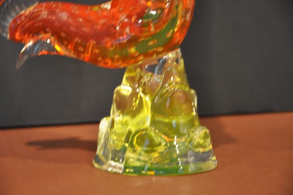 Superbe Faisan en verre de Murano – Image 5