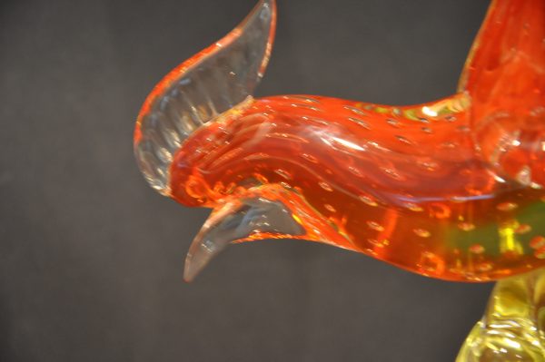 Superbe Faisan en verre de Murano – Image 4