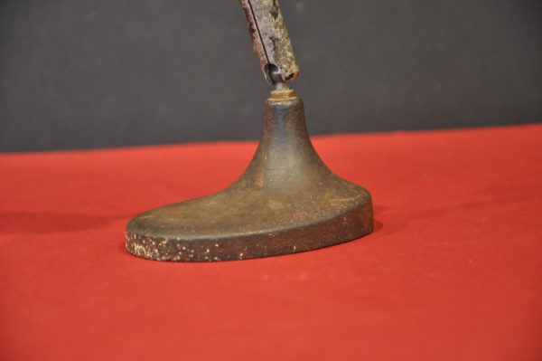 Loupe articulée ancienne en métal lourd – Image 4