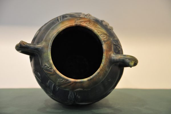 Vase Art Nouveau de Strasbourg en terre cuite – Image 4