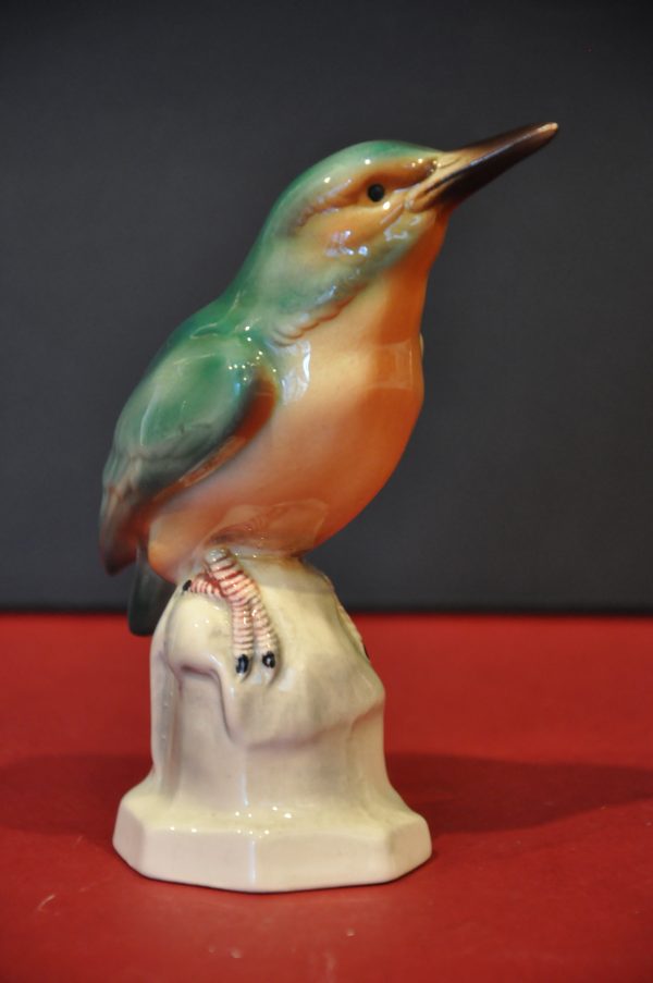 Figurine de Martin-Pêcheur en Porcelaine de Bavière (?) – Image 6