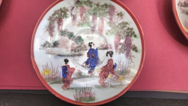 Service à thé Satsuma en porcelaine vintage. – Image 16