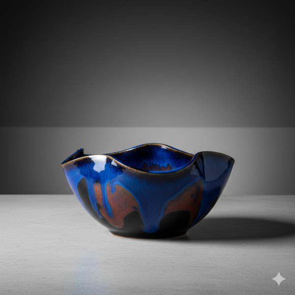 Coupe en Céramique "Forme Libre" signée BUXO (Thomas Buxo) - Années 1960