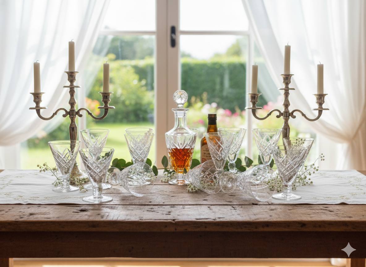 Service de Verres en cristal de la Verrerie Doyen Havre en Belgique – Image 5