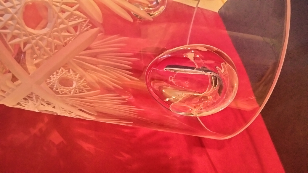 Grand seau à champagne en cristal taillé signé Klein Baccarat – Image 5