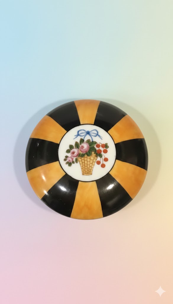 Bonbonnière en Porcelaine de Limoges - Art déco