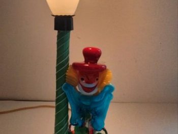 Lampe « Clown au réverbère » en verre de Murano authentique – Années 60/70